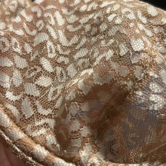 Skarlett Blue Rouse Sheer Leopard Mesh Lace Balconette‎ Silhouette Underwire Bra - Picture 5 of 10